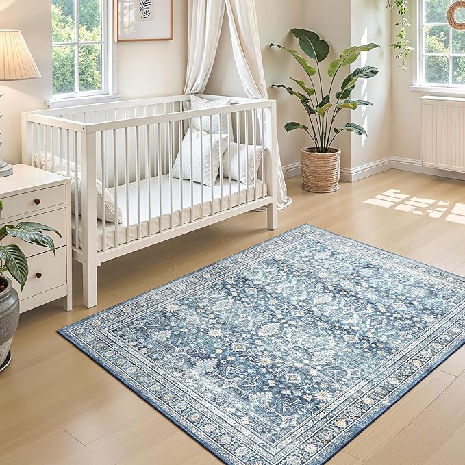 Lofus 3x5 Area Rug for Entryway, Washablee Soft Rugs for Bedroom, Living Room - Image 5