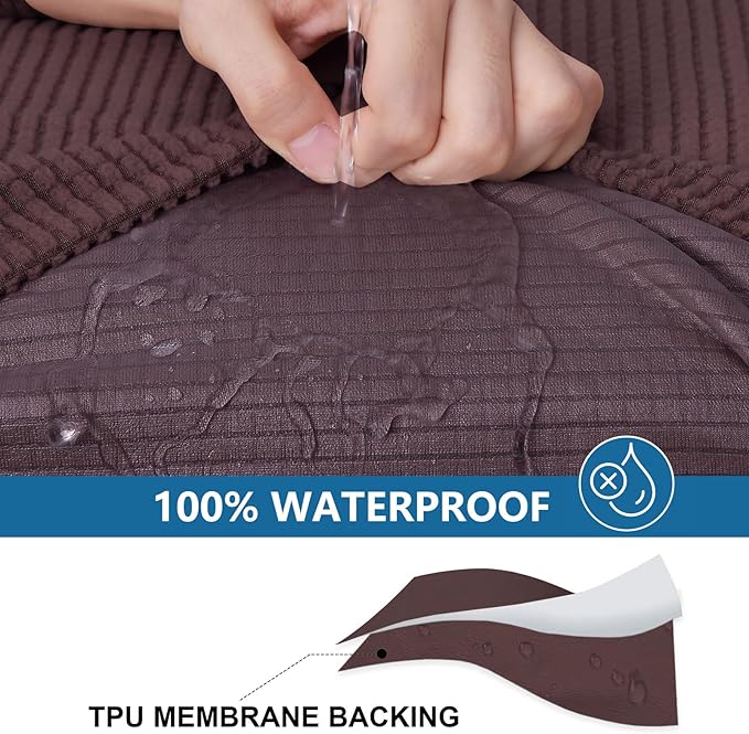 hyha Waterproof Couch Cushion Covers - Image 3