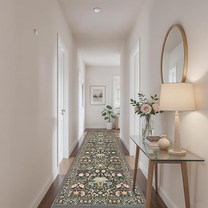 Wide Hallway Washable Runner Rug: 3x10 Water-Resistant Entryway Area Rug - Image 8