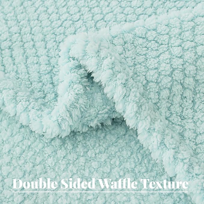 Whale Flotilla Queen Size Fuzzy Fleece Blanket - Image 6