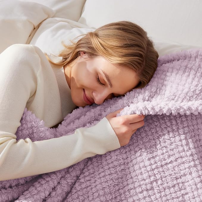 Whale Flotilla Twin Size Fuzzy Fleece Blanket - Image 2