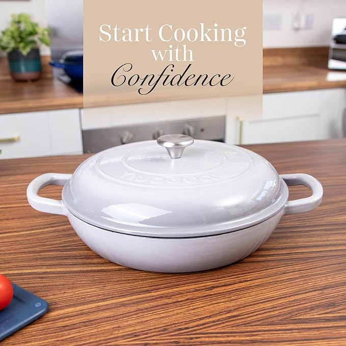 Shallow Cast Iron Casserole - Image 2