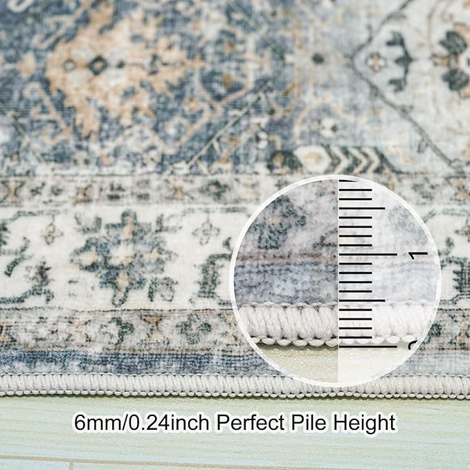 TOPRUUG Hallway Runner Rug 2x6 - Image 6
