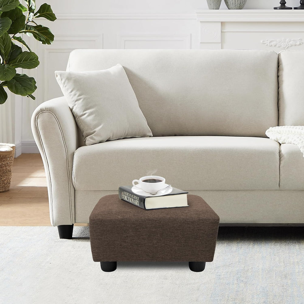 CAROLMADE Small Foot Stool Ottoman Footstool with Legs Under Desk Footrest fo...