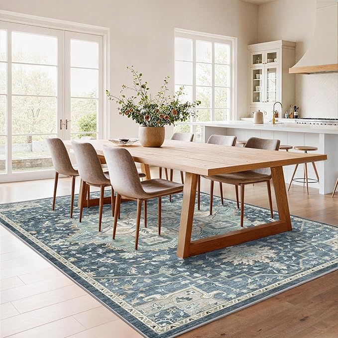 AMADA HOMEFURNISHING 6x9 Area Rugs, Vintage Rugs - Image 8