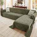 Sectional Couch Covers, 2 Pieces Washable L Shaped Couch Covers Sofa Blanket by Unknown