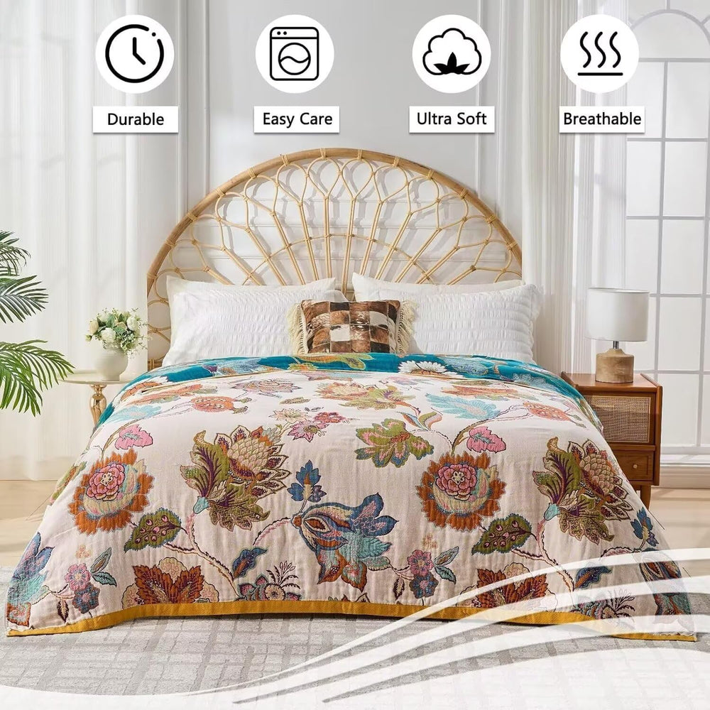 Boho Throw Blanket Farmhouse Decor Throw Blanket Bohemian Blanket for Bed 100...