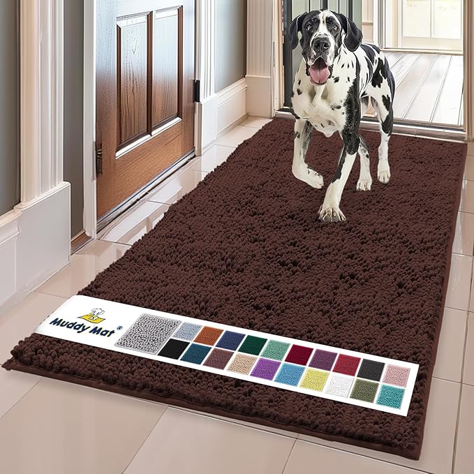 Muddy Mat® | Super Absorbent Door Mat Indoor, Microfiber Quick Dry Chenille by MuddyMat%C2%AE