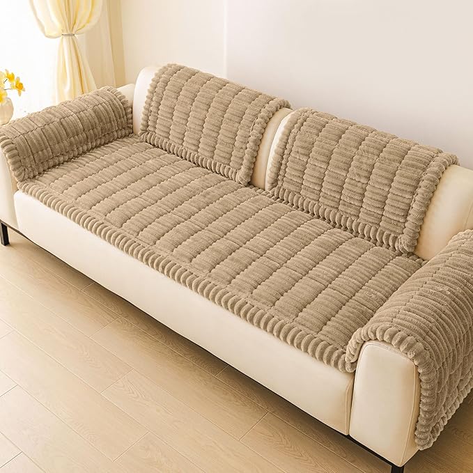 hyha Couch Covers for Dogs Washable, Non Slip Plush Dog Sofa Protectors - Image 9