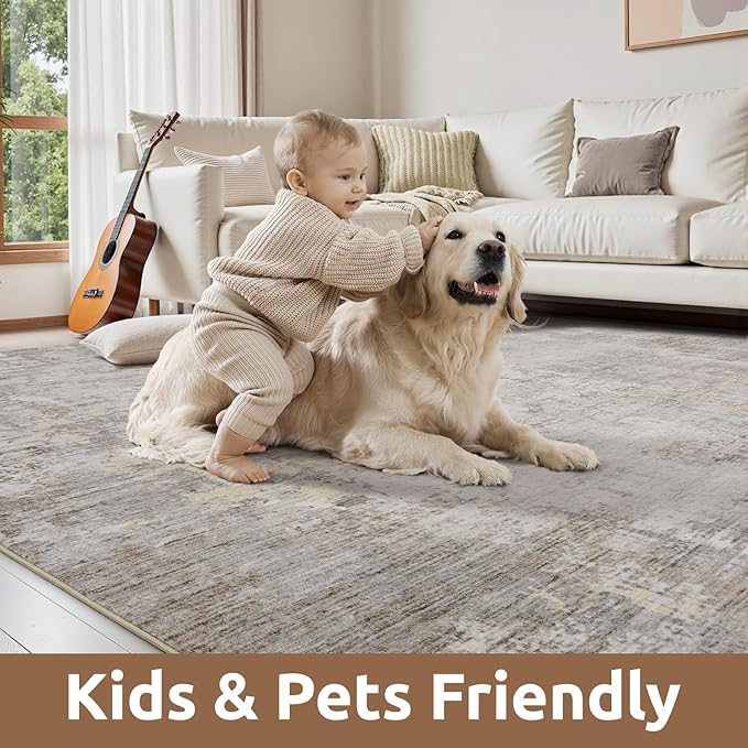 AMOAMI 2 x 8 Hallway Runner Rug Non Slip Super Soft Long Runner Rugs Machine - Image 5
