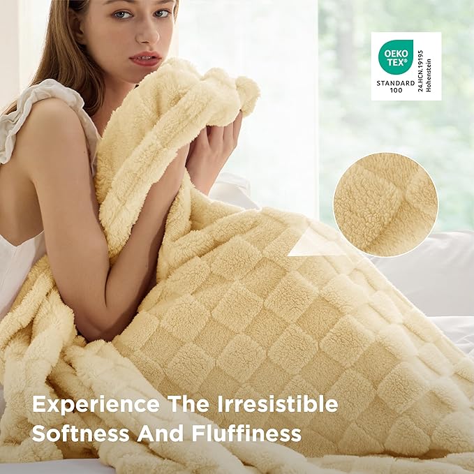 Bedsure GentleSoft Blankets Queen Size - Image 4