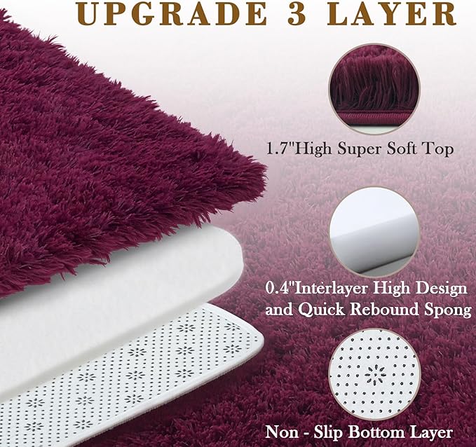 8x10 Area Rugs for Living Room Bedroom, Large Area Rug Shaggy Carpet Soft Plush - Image 5