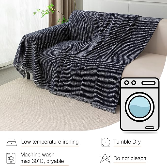 MYSKY HOME Couch Covers for 3 Cushion Couch Sofa, Sectional Couch Cover L Shape - Image 6