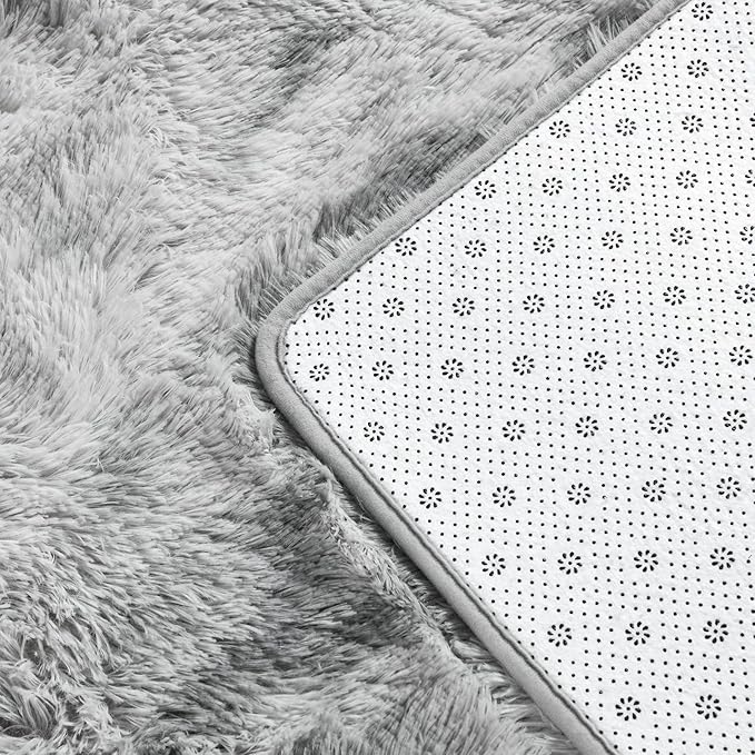 Deerhoo Shag Area Rug, 4 X 6 Tie-Dyed Plush Fuzzy Rugs - Image 6