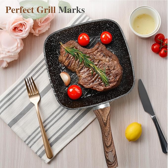 3 Pcs Pots and Pans Set, Nonstick & Non-Toxic Healthy Pots and Pans - Image 8