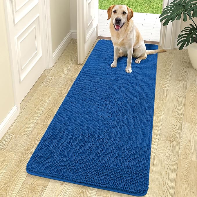 OLANLY Dog Door Mat for Muddy Paws 70x24, Absorbs Moisture and Dirt, Absorbent by OLANLY