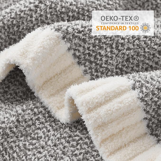 Snuggle Sac Grey Throw Blankets - Image 6