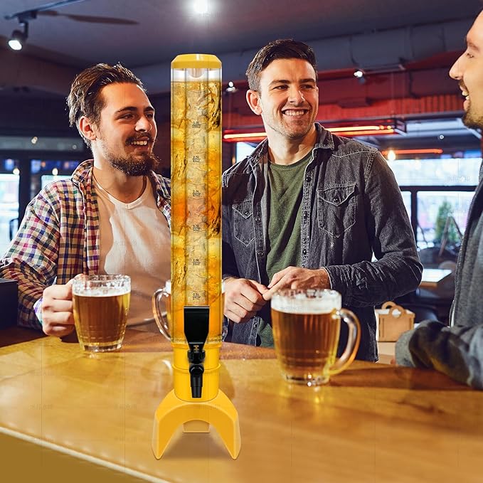 2 Pcs Beer Dispenser, 3L/100 Oz Mimosa Tower
