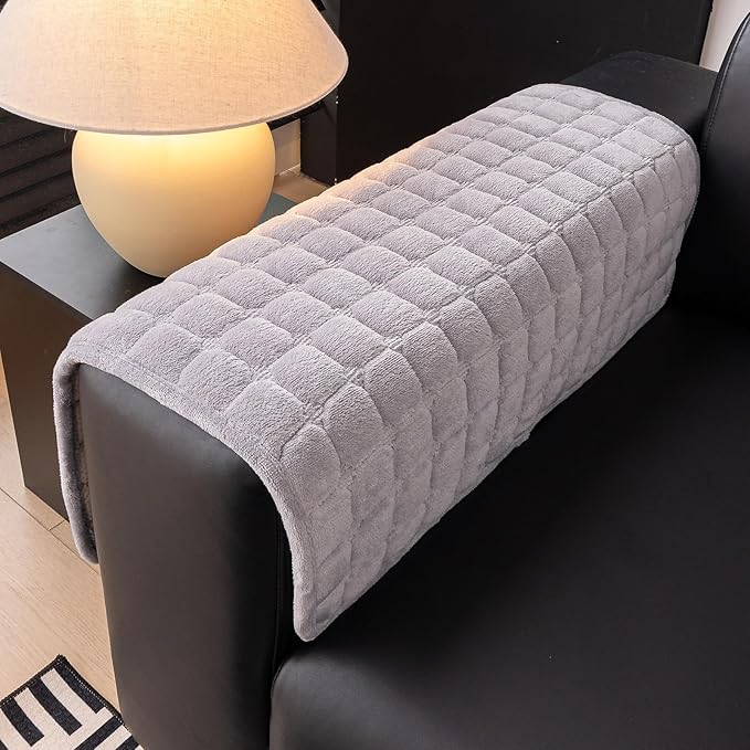 Velvet Couch Cover, Washable Sectional Sofa Cover, Anti Slip Sofa Slipcover - Image 2