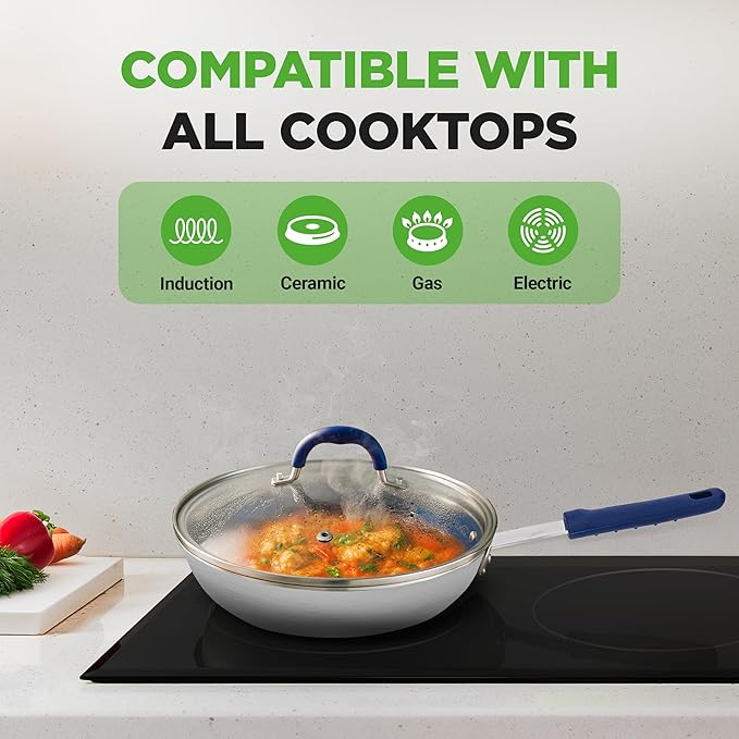 NutriChef 10'' Medium Fry Pan