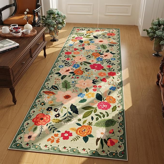 Rugcomf Runner Rug for Hallways Kitchen Rug Non Slip 2'x 6' Washable Rugs by Rugcomf