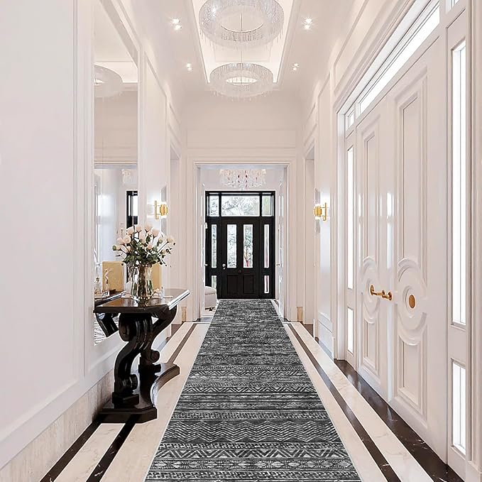 Moroccan 2'6"x8' Hallway Runner Rug - Image 4