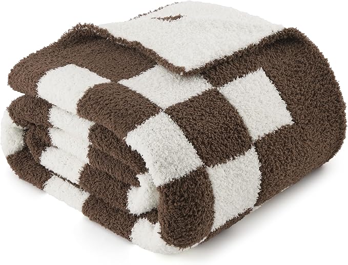 Bedsure GentleSoft Checkered Throw Blanket - Image 8