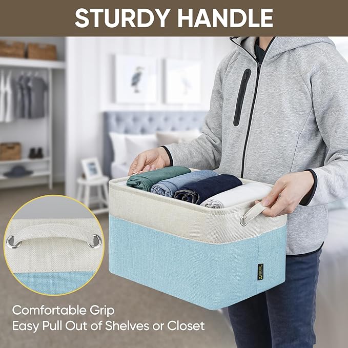 BALEINE 1 Pack Fabric Closet Storage Bins - Image 8