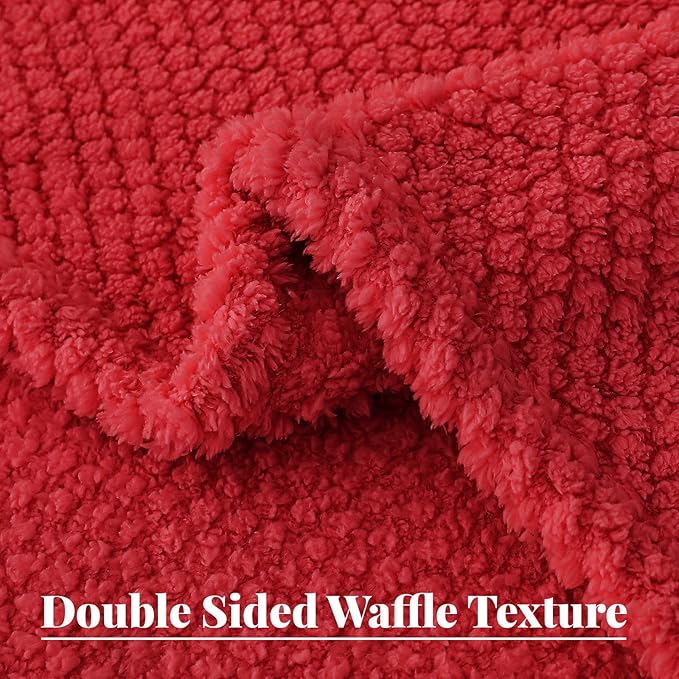 Whale Flotilla Extra Large Fuzzy Fleece Throw Blanket - Image 3