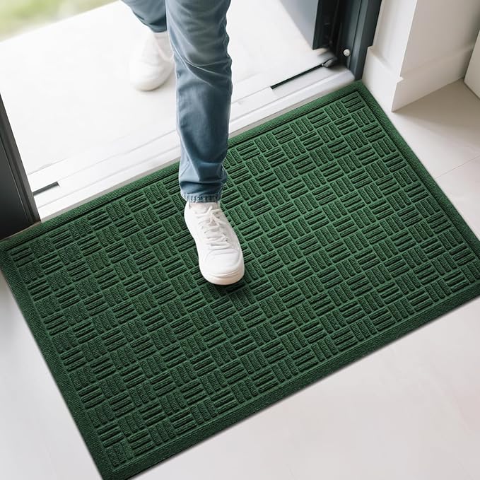 Mibao Front Door Mat Indoor Outdoor Entrance, Dirt Trapping Welcome Mats - Image 7