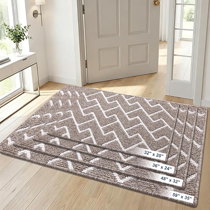 OLANLY Front Door Mat, Non-Slip Rubber Backing, Dirt Resistant and Absorbent - Image 9