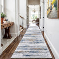 3x9 Washable Runner Rug for Family: Easy-to-Clean Runners for Hallway Entryway by WIEVEDENS