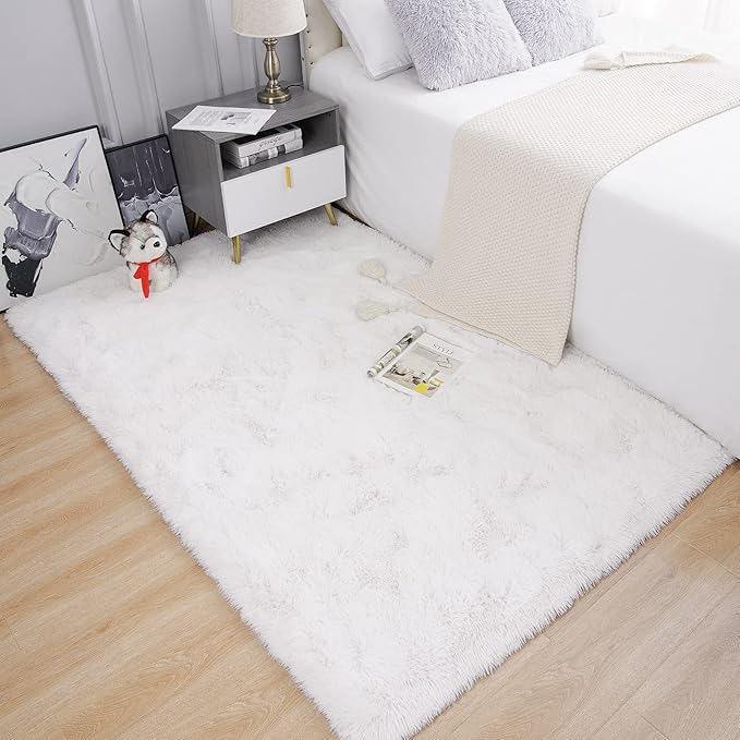 Chicrug Soft Area Rugs for Bedroom Living Room Plush Fluffy Rug 9x12 Feet - Image 5