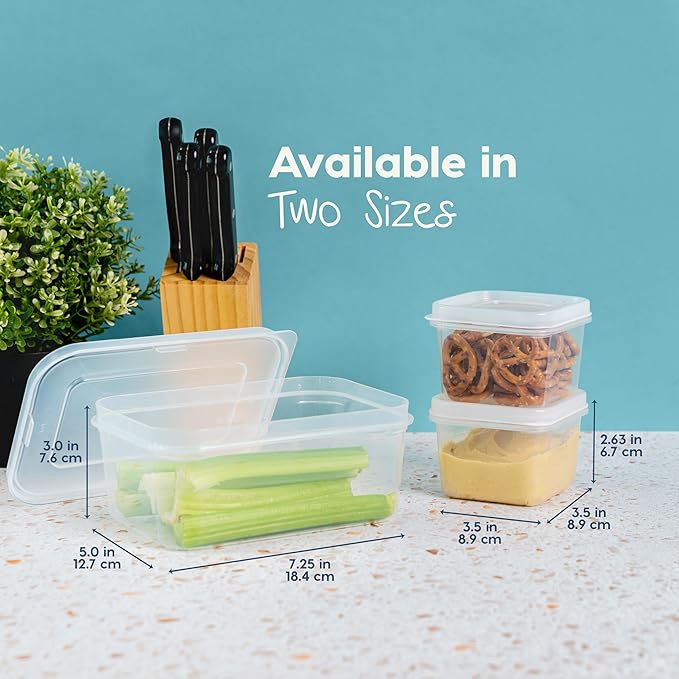 IRIS USA 44 PC Plastic Food Storage Containers - Image 2