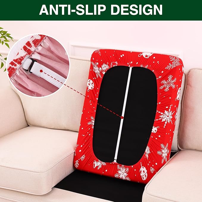 Smiry Printed Couch Cushion Covers, Stretch Soft Couch Covers - Image 4