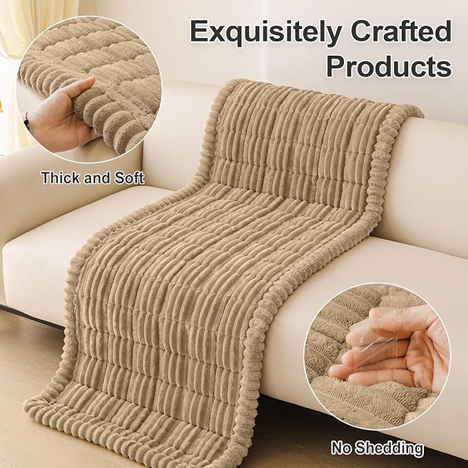 hyha Couch Covers for Dogs Washable, Non Slip Plush Dog Sofa Protectors - Image 8