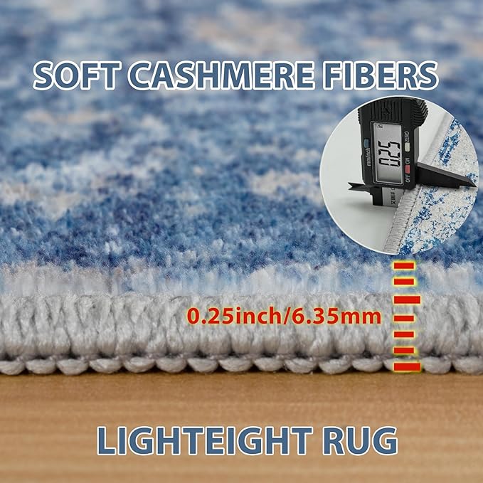 Runner Rug for Hallways Kitchen 2'6"x8' Washable Non Slip: Carpet Non Skid 8ft - Image 6