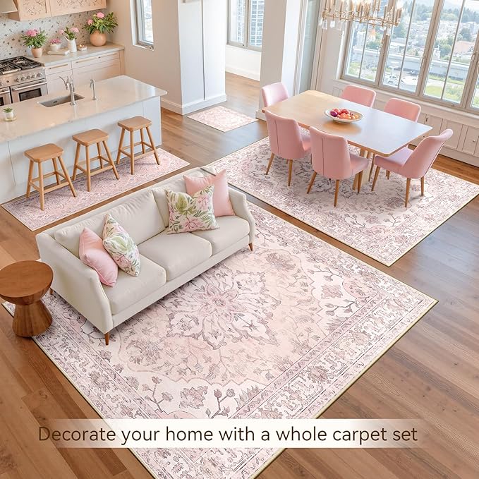 RELEANY Area Rugs 2'x10' Runner Rug Non Slip Washable - Image 9