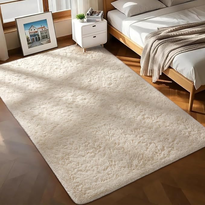 Ophanie Rugs for Living Room, Upgrade Non-Slip Fluffy Soft 5x8 Area Rug - Image 5