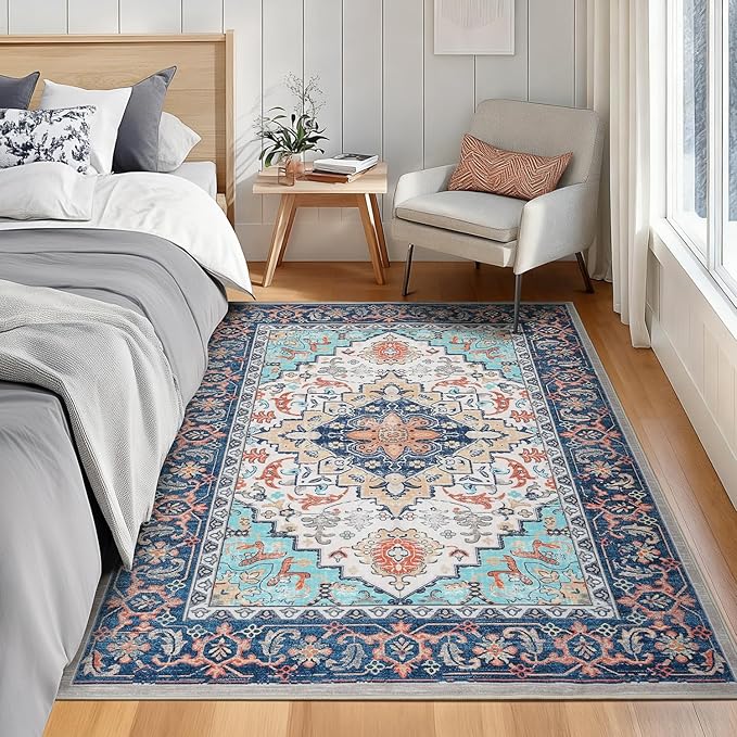 Lofus 3x5 Area Rugs for Living Room, Machine Washable Area Rug, Soft Small Rugs - Image 2