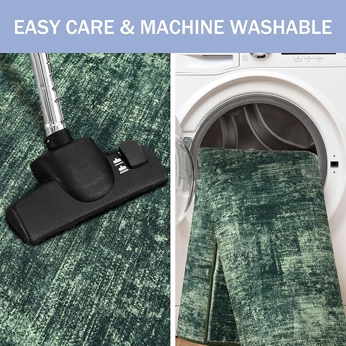 IOHOUZE Abstract Runner Rug 2x6 Ft Washable Runners - Image 3
