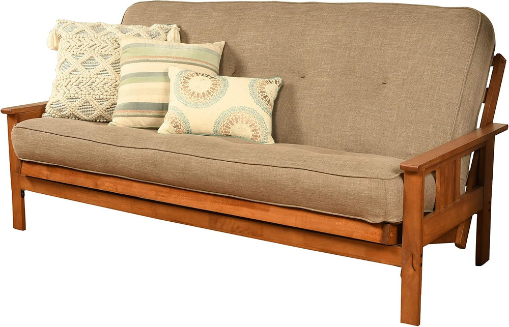 Kodiak Furniture Monterey Futon Set, No Drawers, with Barbados Base and Linen...