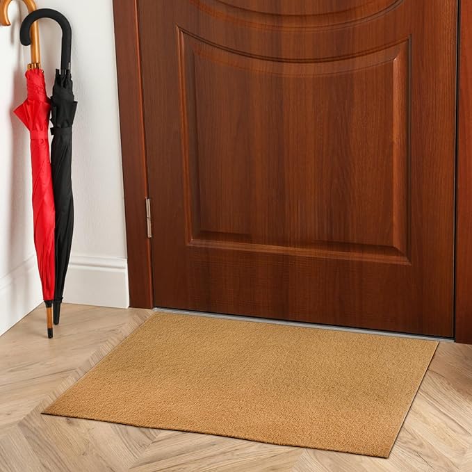4 Pack Blank Door Mats, 30x17 Inch Artificial Coir Door Mats Outdoor - Image 5
