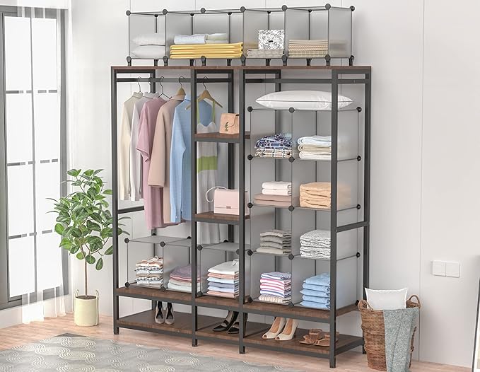 HOMIDEC Closet Organizer, 12-Cube Closet Organizers and Storage, Portable - Image 3