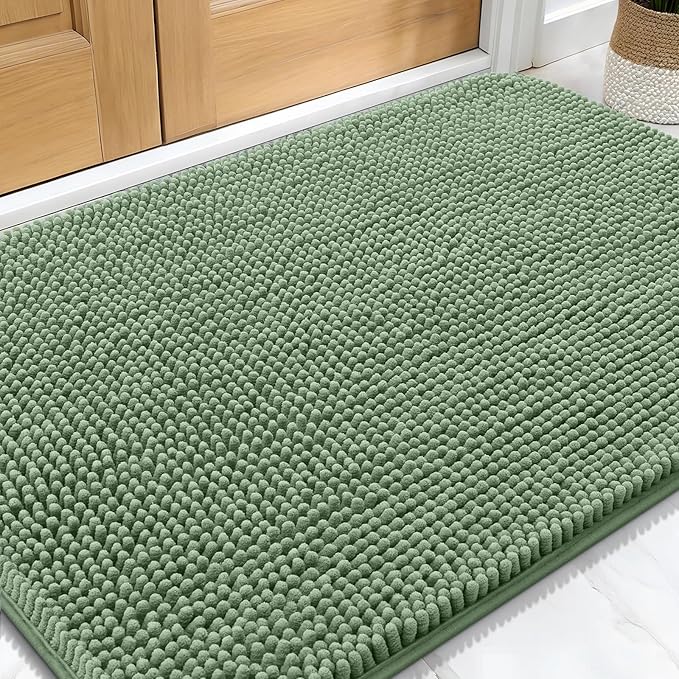 OLANLY Dog Door Mat for Muddy Paws 30x20, Absorbs Moisture and Dirt, Absorbent by OLANLY