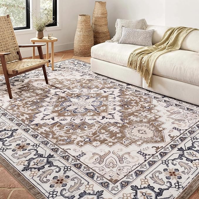 Lofus 5x7 Area Rugs for Living Room, Washable Area Rug, Rugs for Bedroom by Lofus