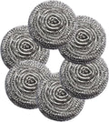 6Pcs Steel Wool Scrubbers by Docduet