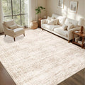 4x6 Area Rugs for Living Room: Washable Rug Soft Vintage Boho Medallion Carpet by EXPEDIX