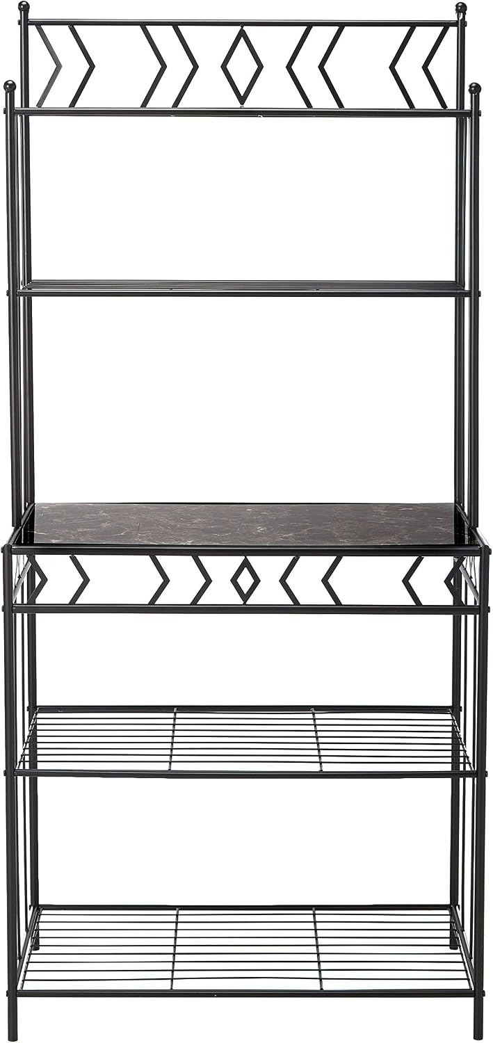 Kings Brand Furniture - 5-Tier Standing Kitchen Bakers Rack for with Storage ...