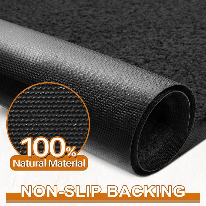 Mibao Dirt Trapper Door Mat for Indoor Outdoor, Waterproof All-Season, - Image 7